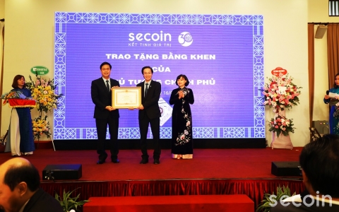 Secoin vinh dự nhận bằng khen của UBND TP Hà Nội, TP HCM, Bình Dương và Hưng Yên
